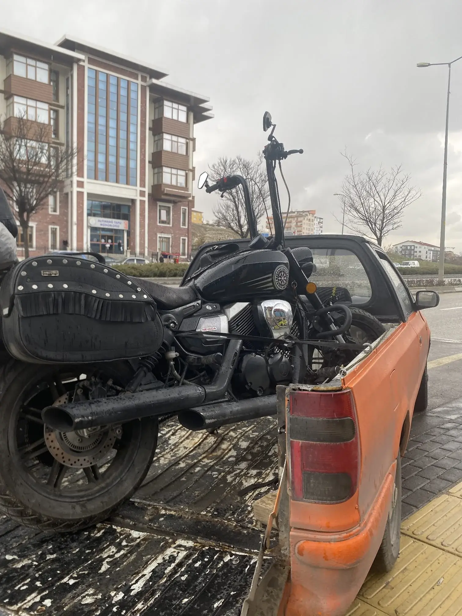 Altındağ'da motosiklet taşıma hizmeti – Ankara yerel operasyon